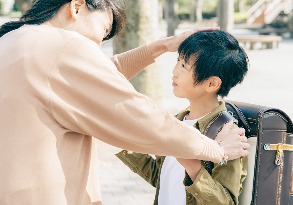 小学生の笑顔